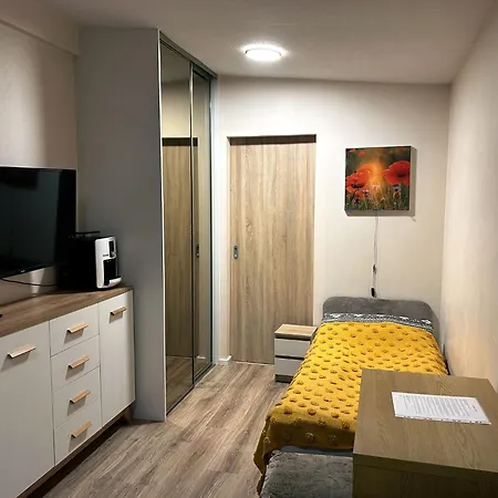 Nowoczesne Studio Z Ogrodem I Parkingiem Posen Exterior foto